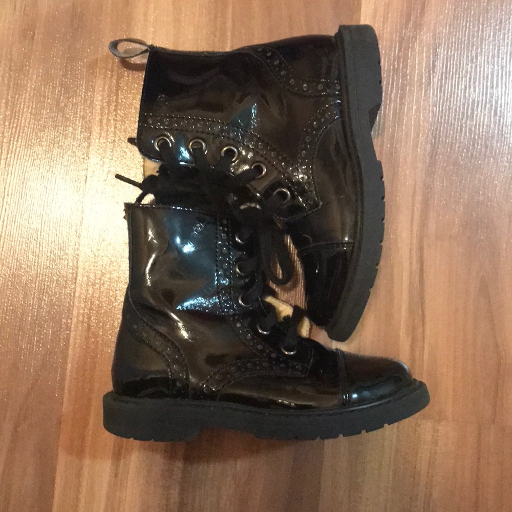 Toddler Girls Patent Leather Boots